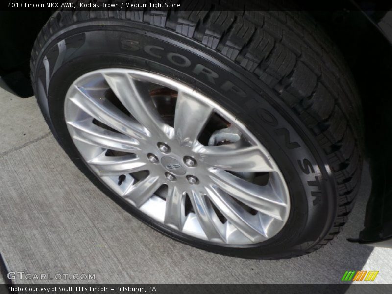 Kodiak Brown / Medium Light Stone 2013 Lincoln MKX AWD
