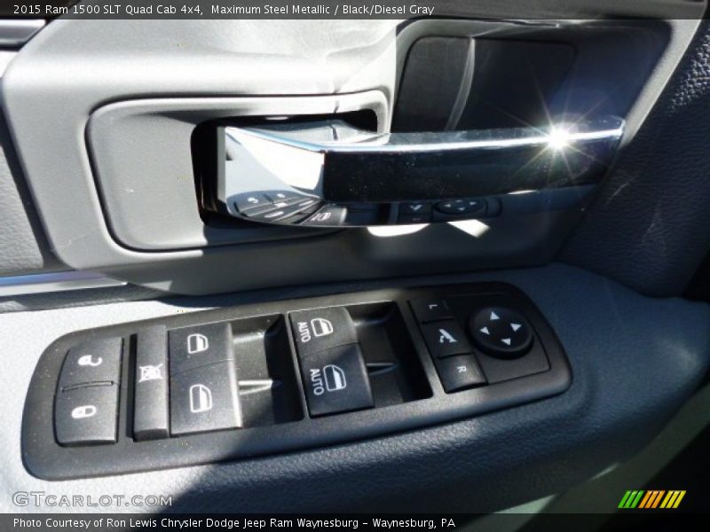 Maximum Steel Metallic / Black/Diesel Gray 2015 Ram 1500 SLT Quad Cab 4x4