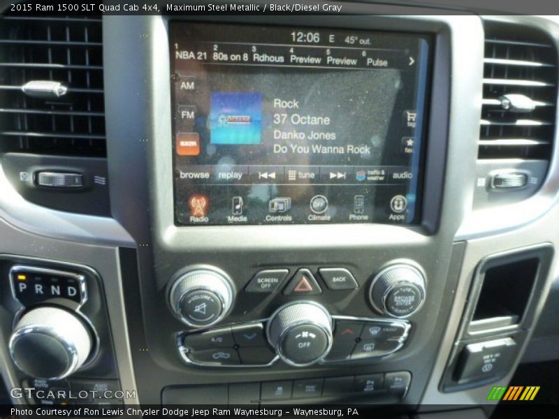 Maximum Steel Metallic / Black/Diesel Gray 2015 Ram 1500 SLT Quad Cab 4x4