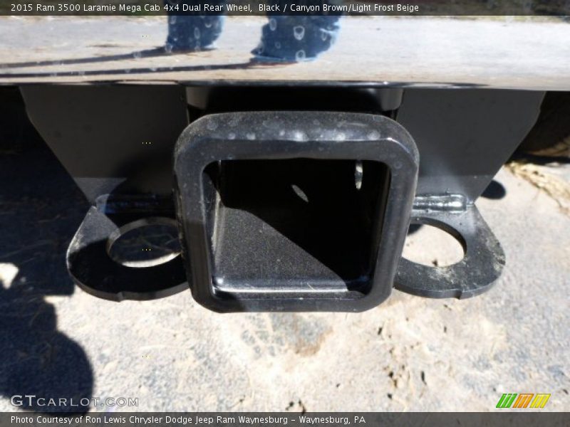 Black / Canyon Brown/Light Frost Beige 2015 Ram 3500 Laramie Mega Cab 4x4 Dual Rear Wheel