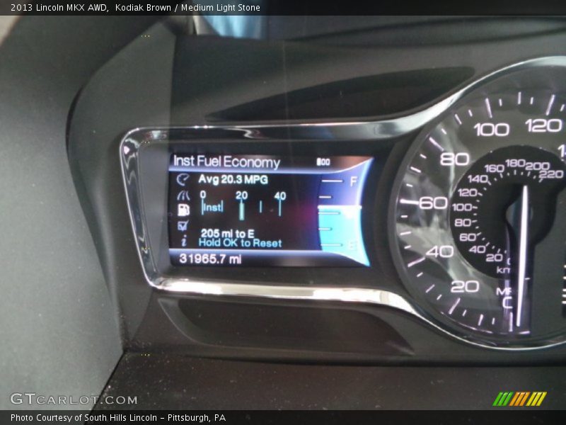 Kodiak Brown / Medium Light Stone 2013 Lincoln MKX AWD