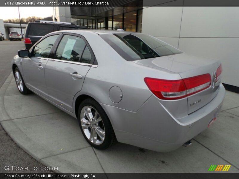 Ingot Silver Metallic / Dark Charcoal 2012 Lincoln MKZ AWD