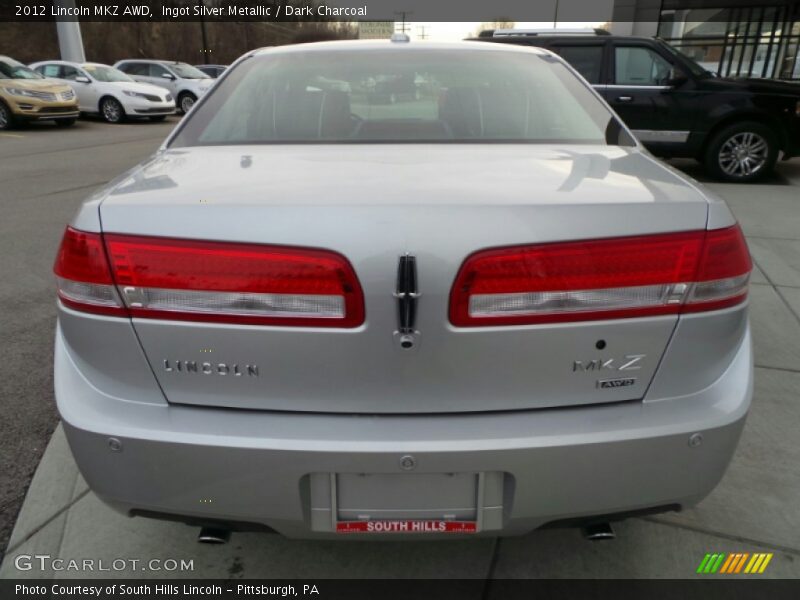 Ingot Silver Metallic / Dark Charcoal 2012 Lincoln MKZ AWD