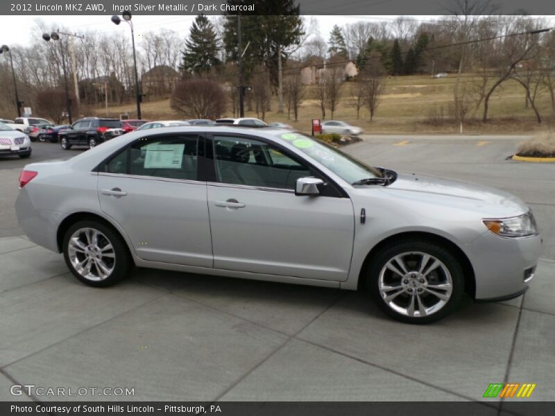 Ingot Silver Metallic / Dark Charcoal 2012 Lincoln MKZ AWD
