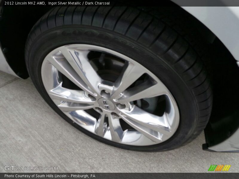 Ingot Silver Metallic / Dark Charcoal 2012 Lincoln MKZ AWD