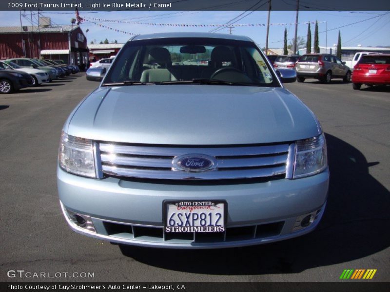 Light Ice Blue Metallic / Camel 2009 Ford Taurus Limited