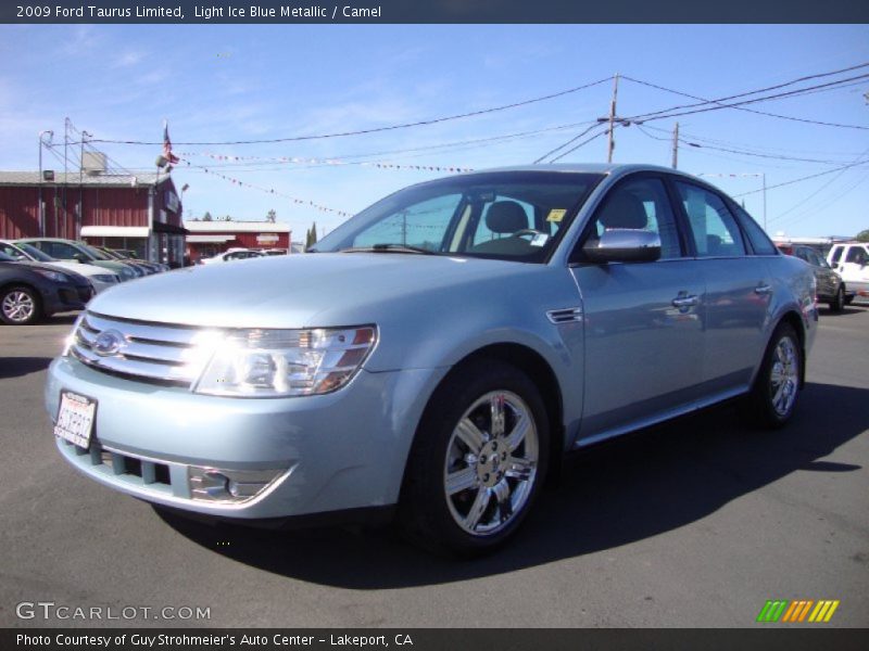 Light Ice Blue Metallic / Camel 2009 Ford Taurus Limited