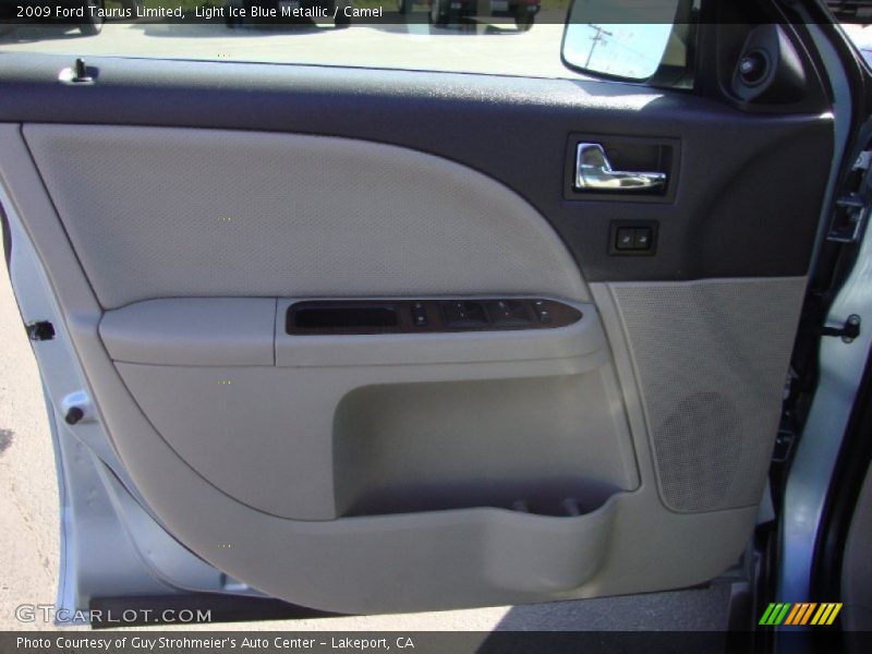 Light Ice Blue Metallic / Camel 2009 Ford Taurus Limited