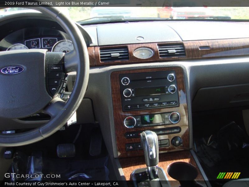 Light Ice Blue Metallic / Camel 2009 Ford Taurus Limited