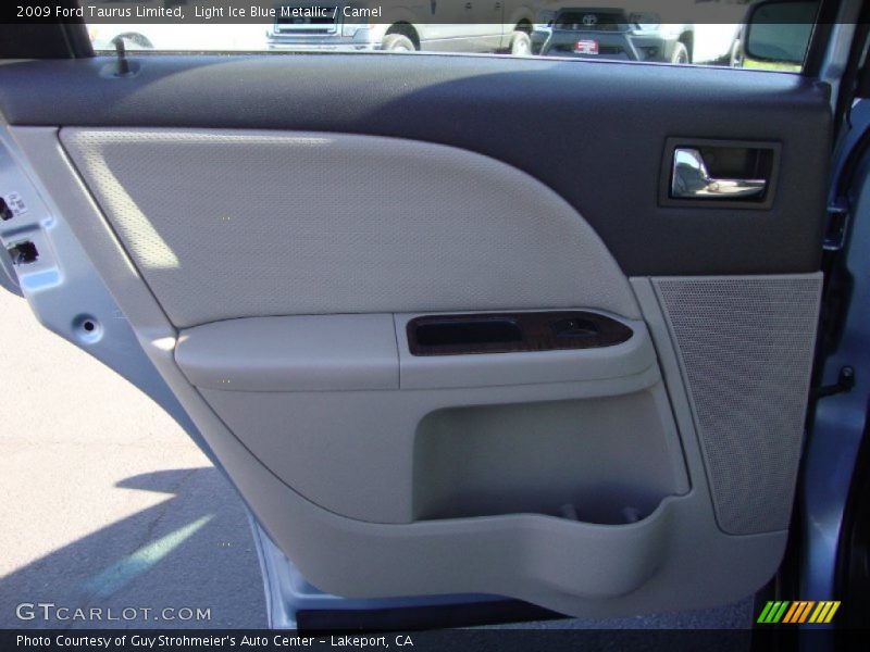 Light Ice Blue Metallic / Camel 2009 Ford Taurus Limited