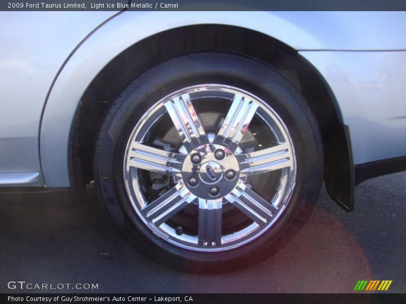 Light Ice Blue Metallic / Camel 2009 Ford Taurus Limited