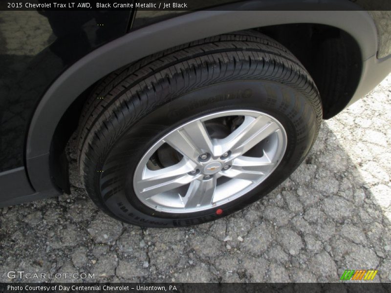 Black Granite Metallic / Jet Black 2015 Chevrolet Trax LT AWD