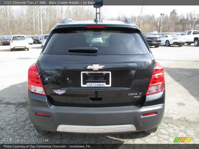 Black Granite Metallic / Jet Black 2015 Chevrolet Trax LT AWD