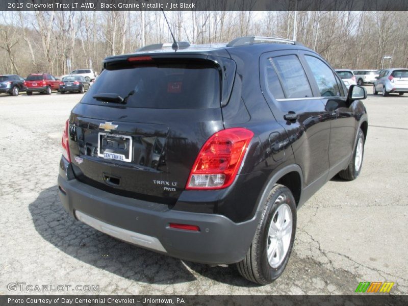 Black Granite Metallic / Jet Black 2015 Chevrolet Trax LT AWD