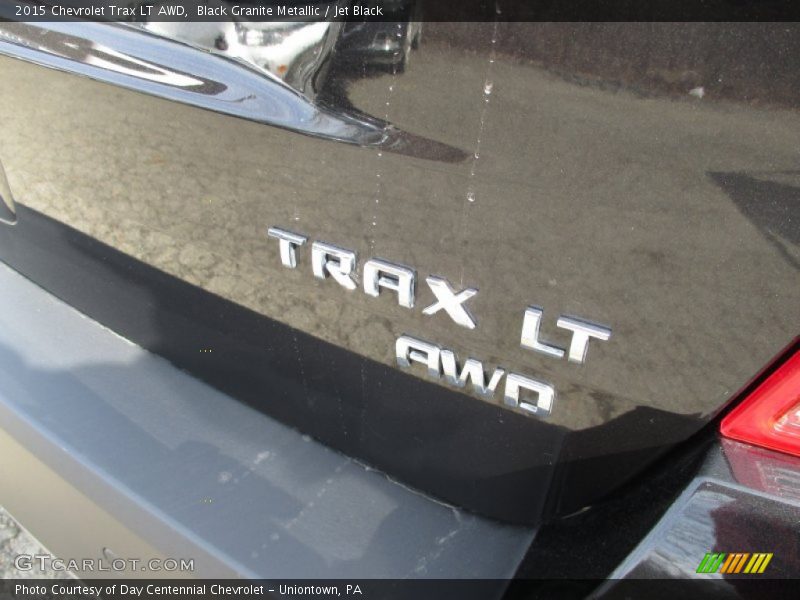Black Granite Metallic / Jet Black 2015 Chevrolet Trax LT AWD