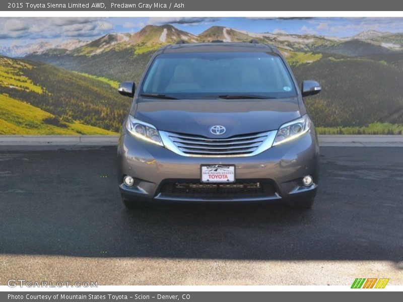 Predawn Gray Mica / Ash 2015 Toyota Sienna Limited AWD