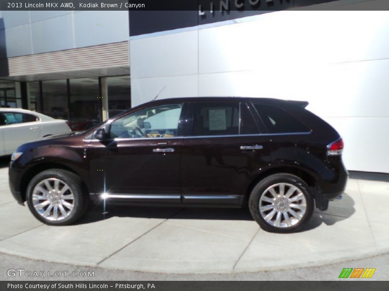 Kodiak Brown / Canyon 2013 Lincoln MKX AWD