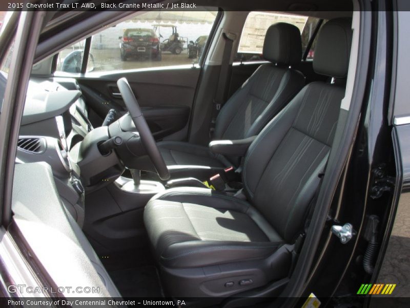 Black Granite Metallic / Jet Black 2015 Chevrolet Trax LT AWD