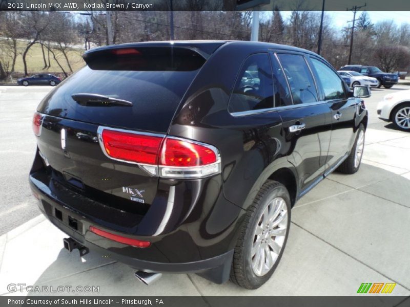 Kodiak Brown / Canyon 2013 Lincoln MKX AWD