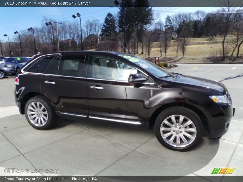 Kodiak Brown / Canyon 2013 Lincoln MKX AWD