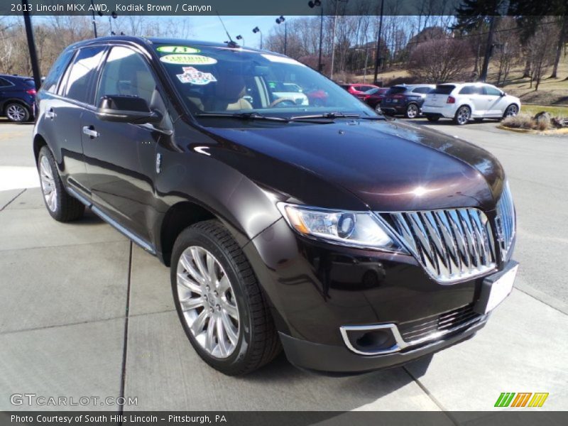 Kodiak Brown / Canyon 2013 Lincoln MKX AWD