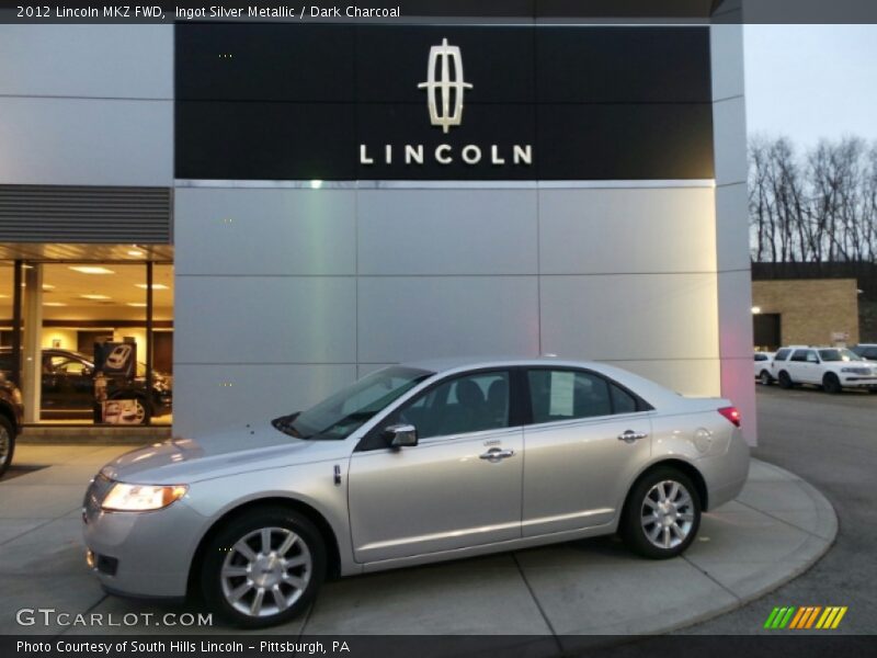 Ingot Silver Metallic / Dark Charcoal 2012 Lincoln MKZ FWD