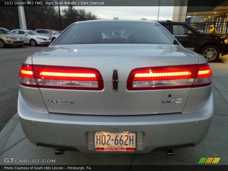 Ingot Silver Metallic / Dark Charcoal 2012 Lincoln MKZ FWD