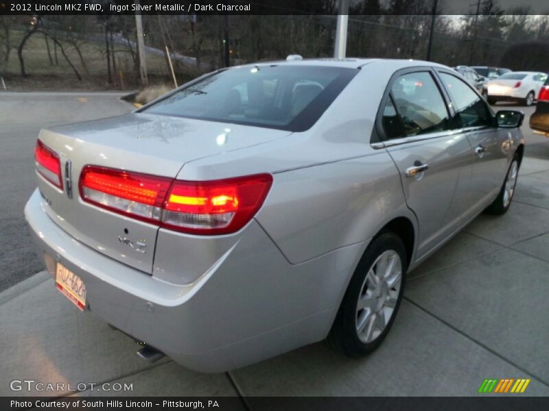 Ingot Silver Metallic / Dark Charcoal 2012 Lincoln MKZ FWD