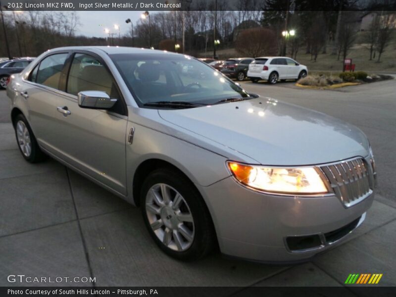 Ingot Silver Metallic / Dark Charcoal 2012 Lincoln MKZ FWD