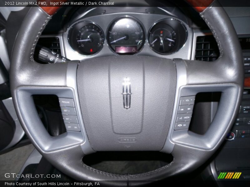 Ingot Silver Metallic / Dark Charcoal 2012 Lincoln MKZ FWD