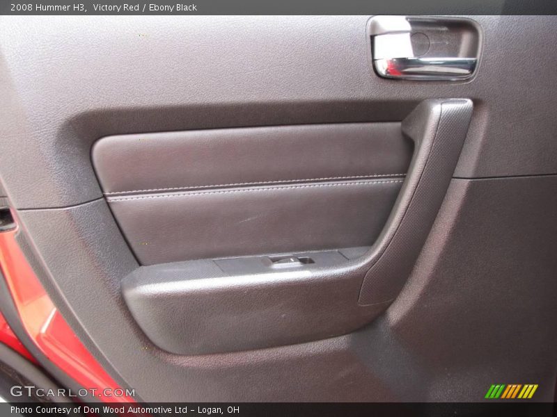 Victory Red / Ebony Black 2008 Hummer H3