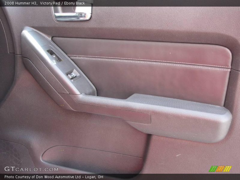 Victory Red / Ebony Black 2008 Hummer H3