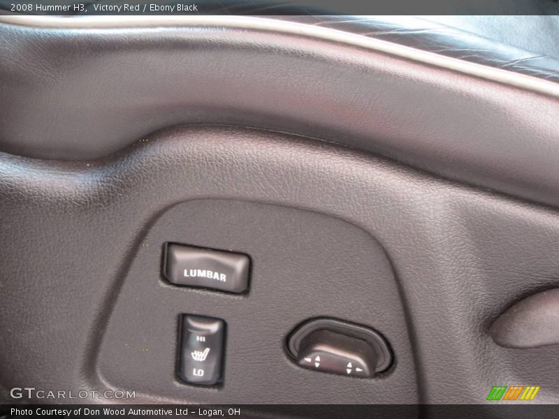 Victory Red / Ebony Black 2008 Hummer H3