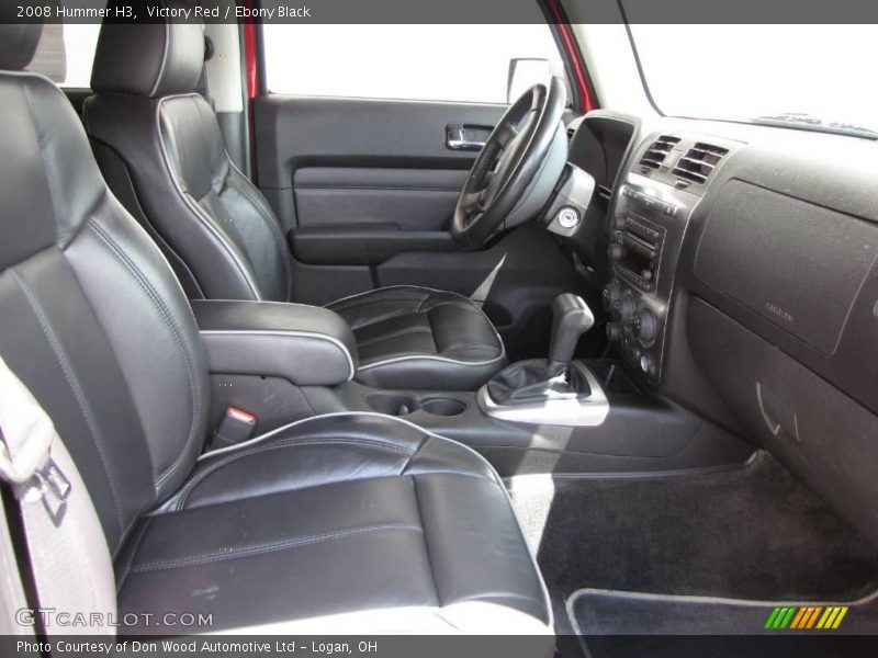 Victory Red / Ebony Black 2008 Hummer H3