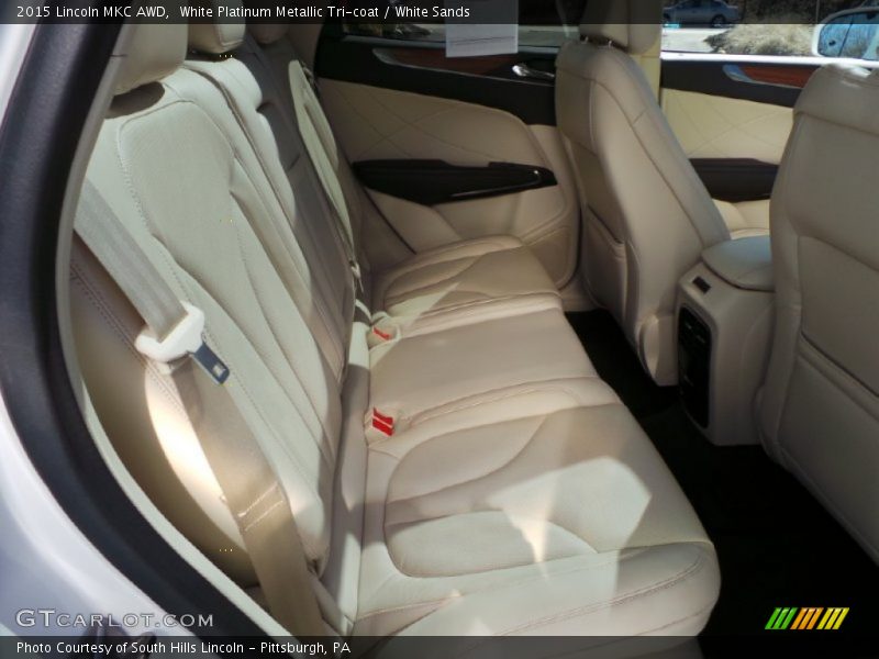 White Platinum Metallic Tri-coat / White Sands 2015 Lincoln MKC AWD