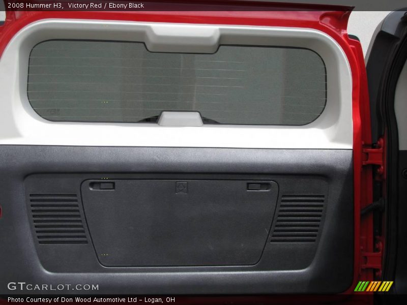 Victory Red / Ebony Black 2008 Hummer H3