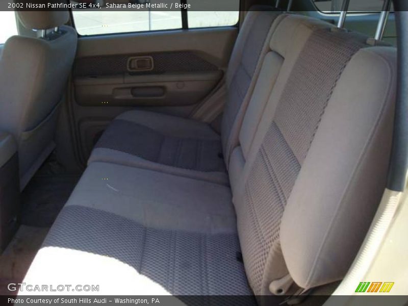 Sahara Beige Metallic / Beige 2002 Nissan Pathfinder SE 4x4