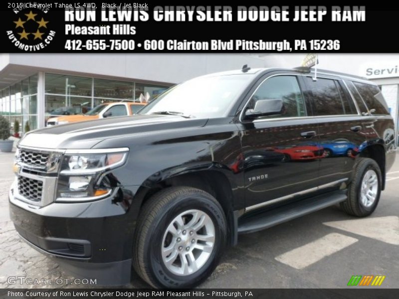 Black / Jet Black 2015 Chevrolet Tahoe LS 4WD