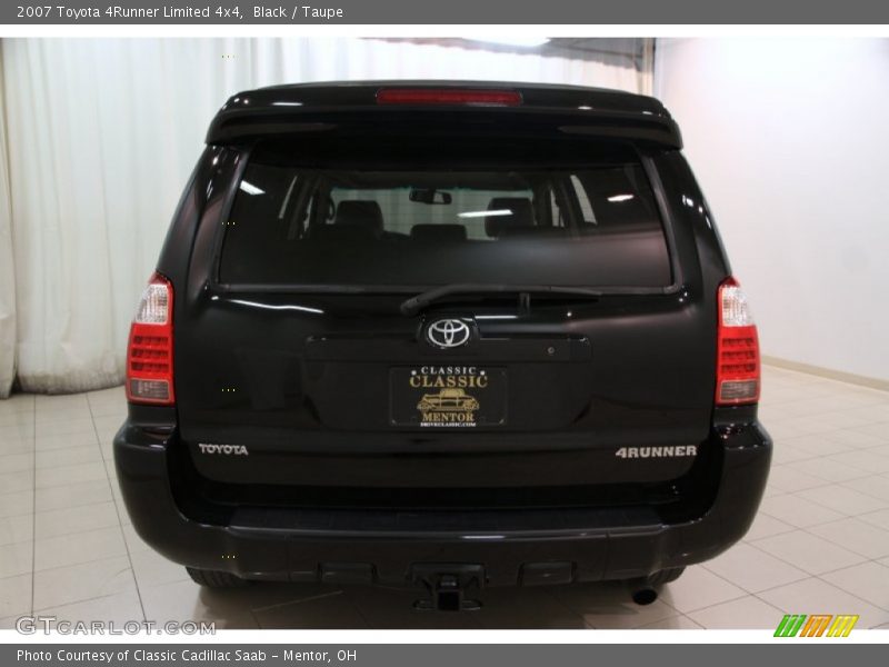 Black / Taupe 2007 Toyota 4Runner Limited 4x4