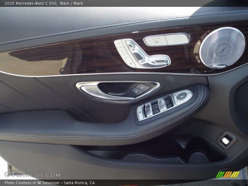 Black / Black 2015 Mercedes-Benz C 300