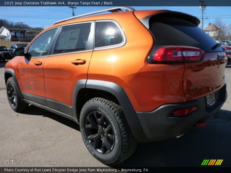 Mango Tango Pearl / Black 2015 Jeep Cherokee Trailhawk 4x4