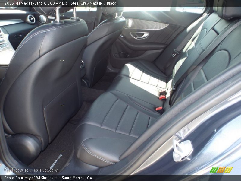 Steel Grey Metallic / Black 2015 Mercedes-Benz C 300 4Matic