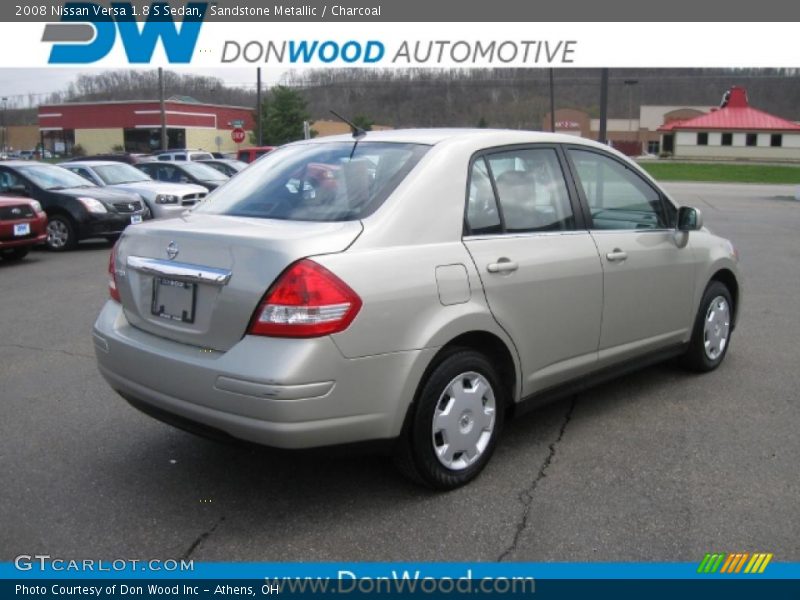 Sandstone Metallic / Charcoal 2008 Nissan Versa 1.8 S Sedan