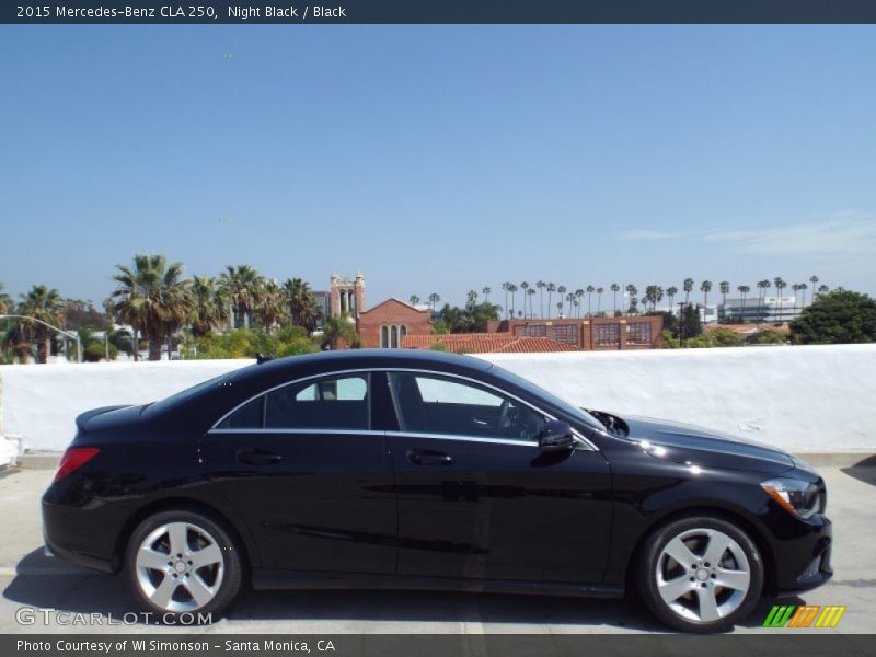 Night Black / Black 2015 Mercedes-Benz CLA 250