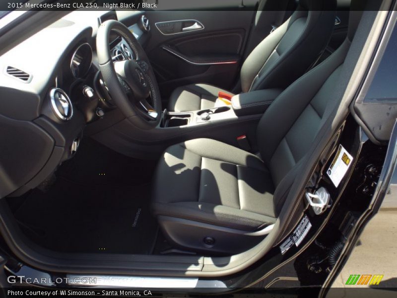 Night Black / Black 2015 Mercedes-Benz CLA 250