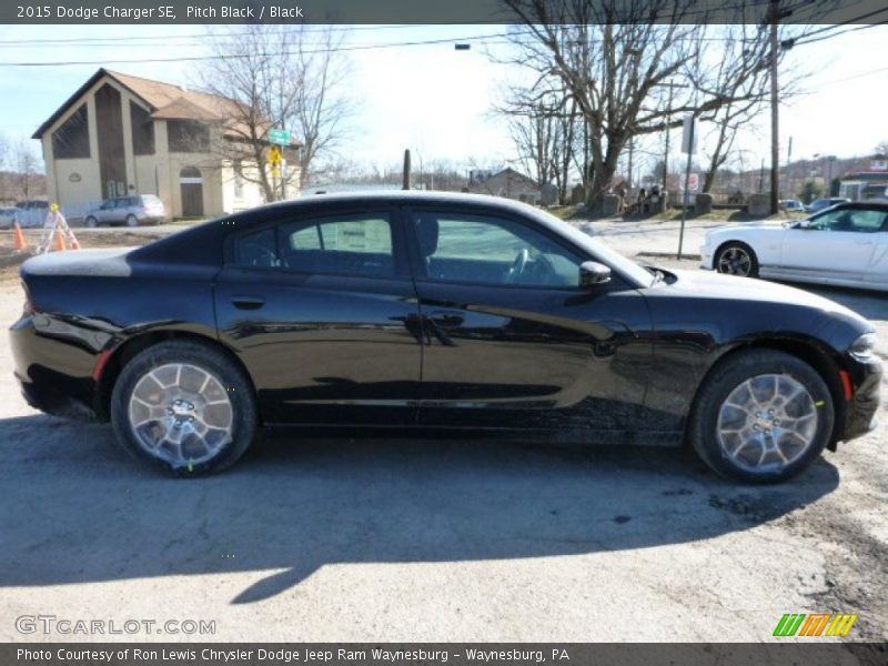Pitch Black / Black 2015 Dodge Charger SE
