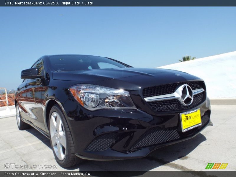 Night Black / Black 2015 Mercedes-Benz CLA 250
