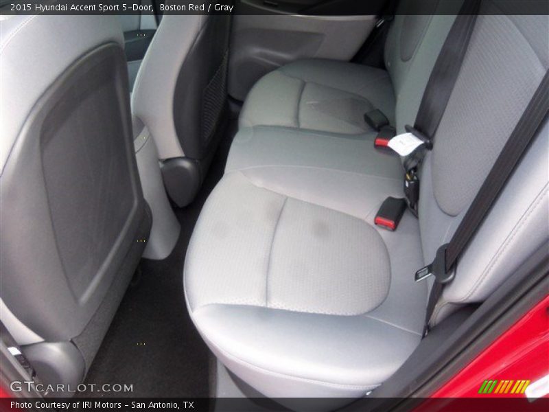 Boston Red / Gray 2015 Hyundai Accent Sport 5-Door