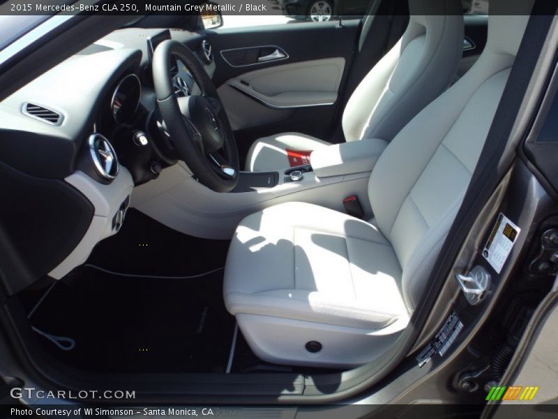 Mountain Grey Metallic / Black 2015 Mercedes-Benz CLA 250