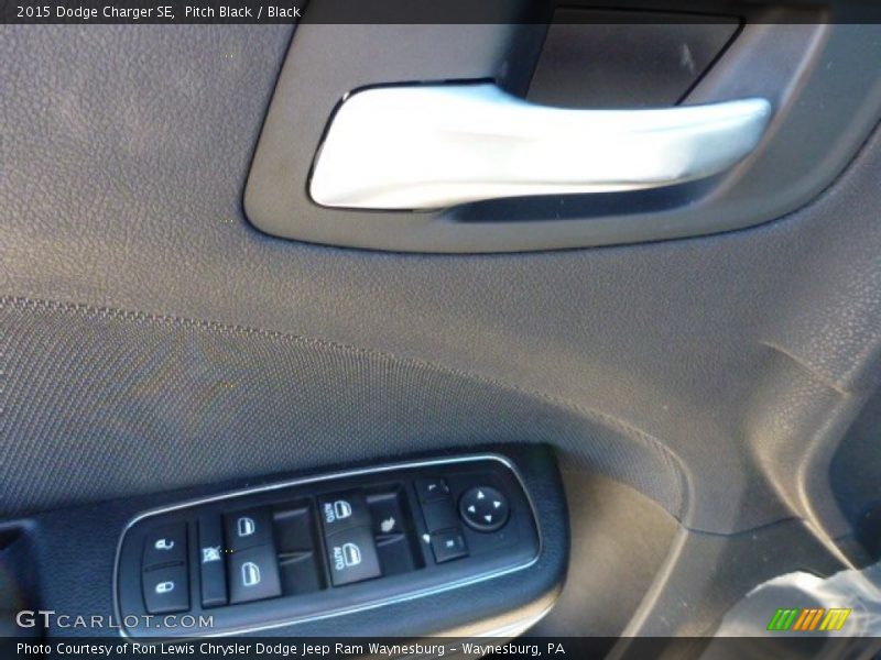 Pitch Black / Black 2015 Dodge Charger SE